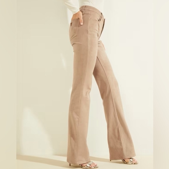 Guess Faux Suede Bootcut Pant - 26 - Picture 2 of 8